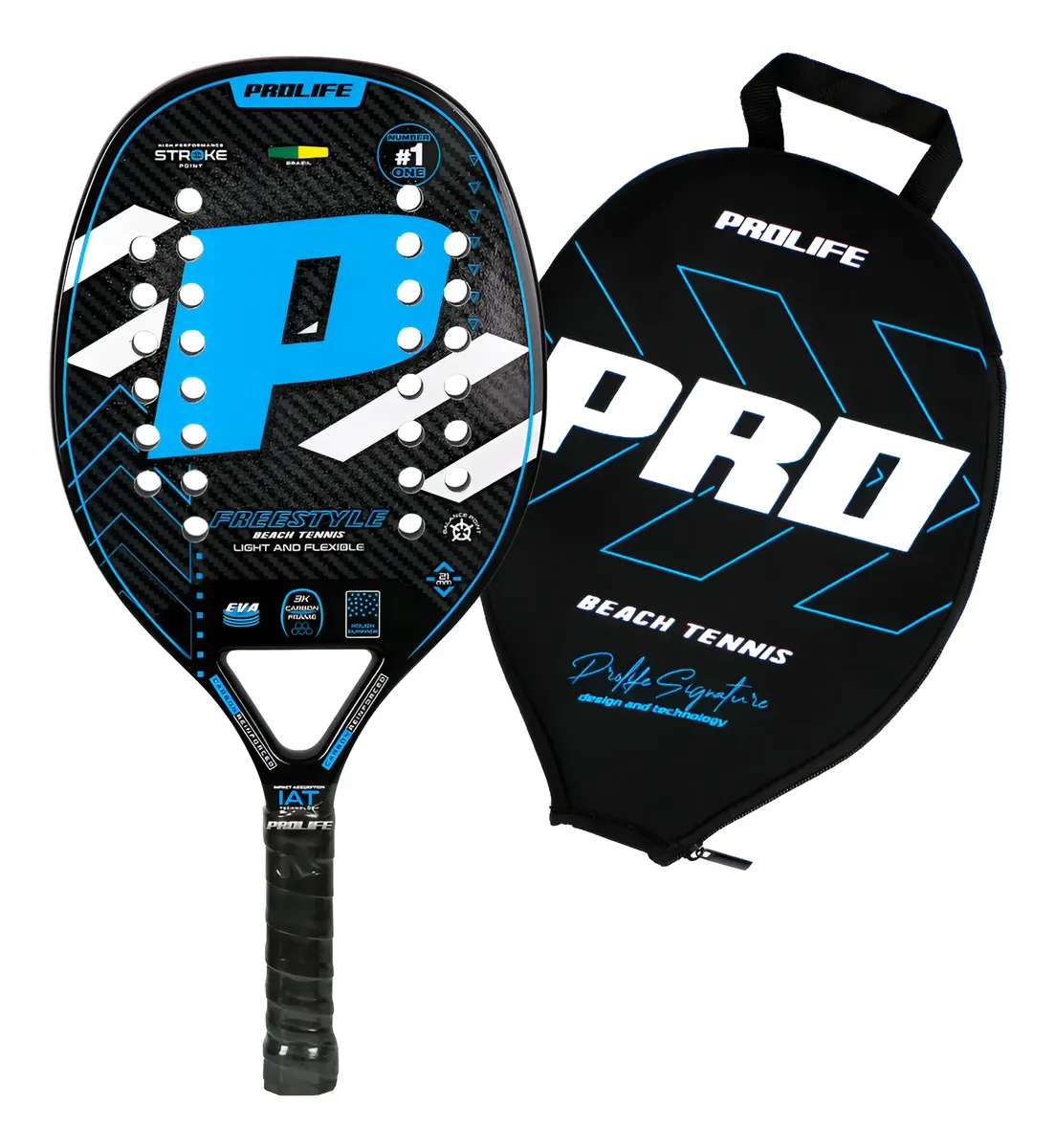 Raquete Prolife Freestyle 3K de beach tennis