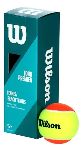 Kit 3 bolas Wilson Tour Premier Beach Tennis